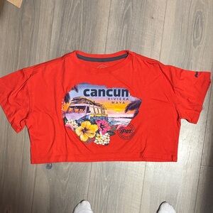 Red Crop Top